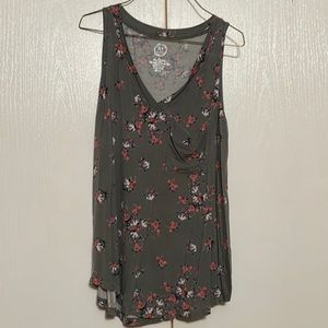 Tank top. Medium. Olive green